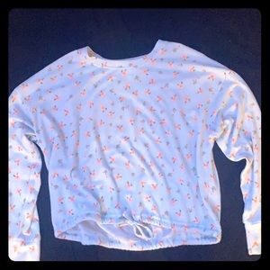 Pink and blue flower shirt from Pink rose